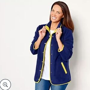 Susan Graver jacket Weekend Polar Fleece women’s  Size Medium
